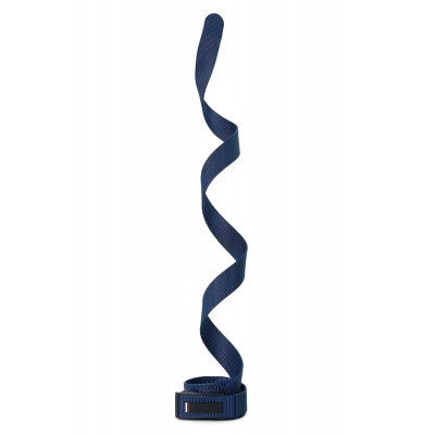 PASEK męski parciany do spodni elegancki z automatyczną klamrą ELEGANT GRANATOWY - Pakojeans.pl