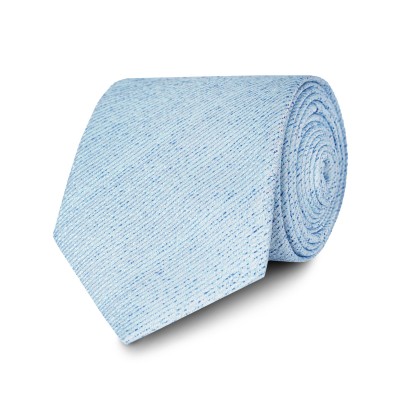 Elegancki KRAWAT Męski Klasyczny BŁĘKITNY Melanż M.51 Pako Jeans - Pakojeans.pl