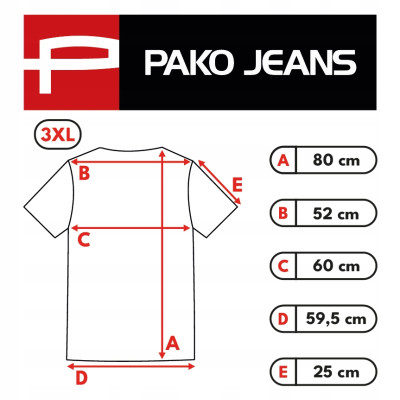 T-SHIRT Męski SAMARI Koszulka z Nadrukiem ŻÓŁTA Bawełniana Pako Jeans