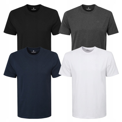 Zestaw T-SHIRT koszulka męska TOP bawełniana KOMPLET 4-PAK Pako Jeans
