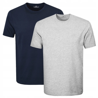 Zestaw T-SHIRT koszulka męska VOLT bawełniana KOMPLET 2-PAK Pako Jeans