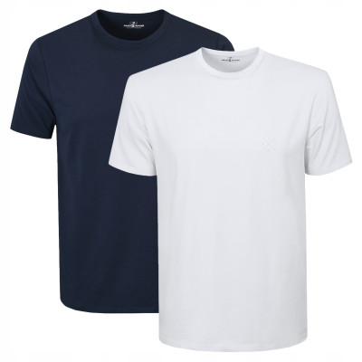 Zestaw T-SHIRT koszulka męska VOLT bawełniana KOMPLET 2-PAK Pako Jeans
