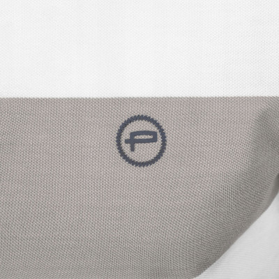 POLO Koszulka Męska BEŻOWA w Paski Bawełniana ACTI Elegancka Pako Jeans