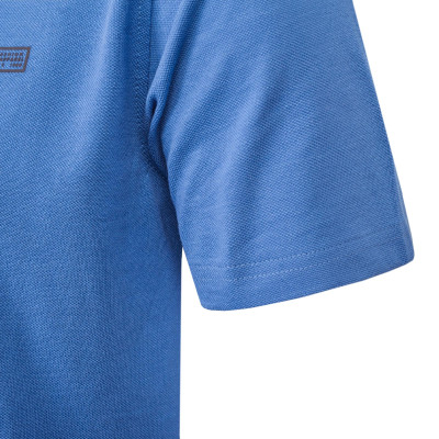 POLO Koszulka Męska z Zamkiem NIEBIESKA Bawełniana KENT Pako Jeans