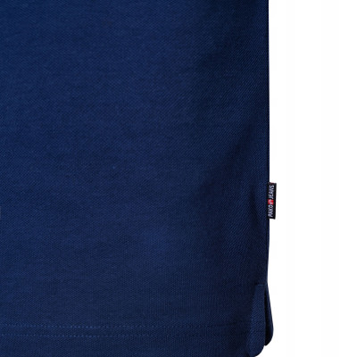 POLO Koszulka Męska GRANATOWA Bawełniana CURIUM Elegancka Pako Jeans