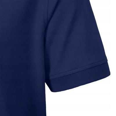 POLO Koszulka Męska Bez Guzików GRANATOWA Bawełniana GALIUM Pako Jeans
