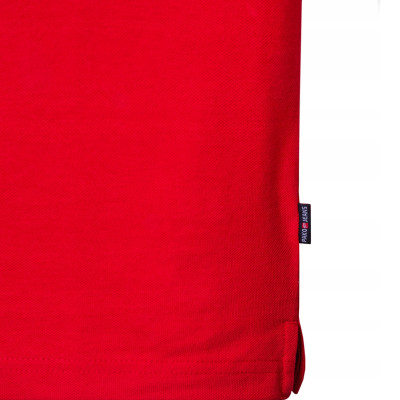 POLO Koszulka Męska CZERWONA Bawełniana CURIUM Elegancka Pako Jeans