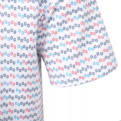 POLO Koszulka Męska BIAŁA Bawełniana AMERICUM Elegancka Pako Jeans