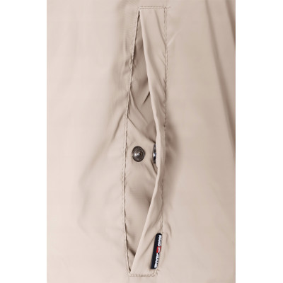 KURTKA BOMBERKA męska przejściowa bez kaptura SWAN BEŻOWA Pako Jeans