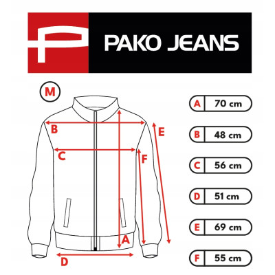 KURTKA męska przejściowa miejska bez kaptura TRX GRANATOWA Pako Jeans