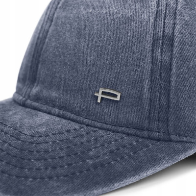 CZAPKA z Daszkiem Vintage Bejsbolówka Bawełniana GRANATOWA Pako Jeans