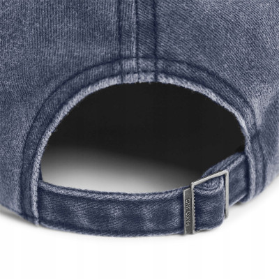 CZAPKA z Daszkiem Vintage Bejsbolówka Bawełniana GRANATOWA Pako Jeans