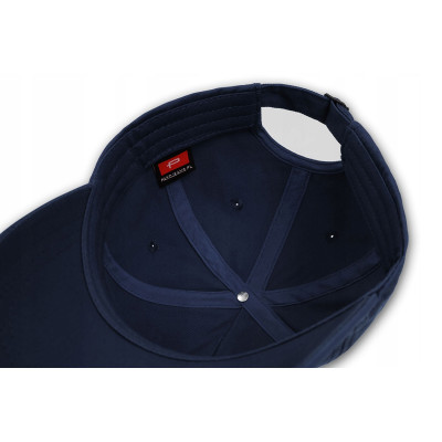Czapka z daszkiem bejsbolówka CUT&SEW bawełniana GRANATOWA Pako Jeans
