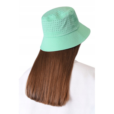 KAPELUSZ Letni z SIATKĄ Oddychająca Bawełna Bucket Hat ZIELONY Pako Jeans