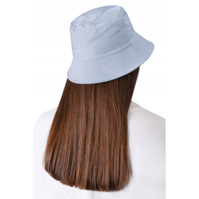 KAPELUSZ Letni z SIATKĄ Rybacki Bucket Hat BŁĘKITNY Bawełniany Pako Jeans