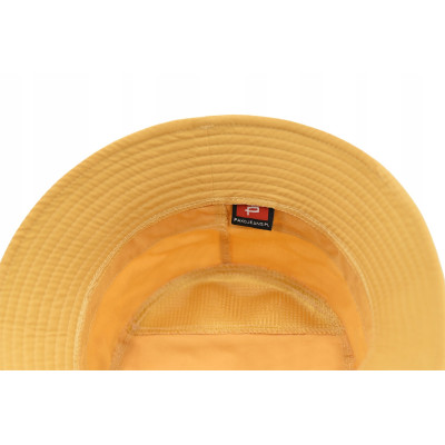 KAPELUSZ Letni z SIATKĄ Rybacki Bucket Hat MIODOWY Bawełniany Pako Jeans