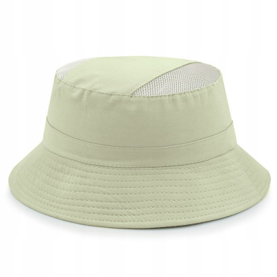 KAPELUSZ Letni z SIATKĄ Rybacki Bucket Hat MIĘTOWY Bawełniany Pako Jeans