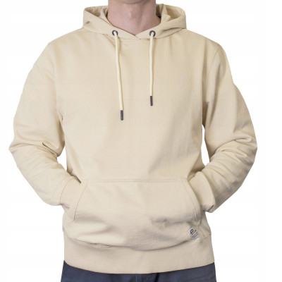 BLUZA Męska Kangurka z Kapturem MARTIN Dresowa Nieocieplana ECRU Pako Jeans