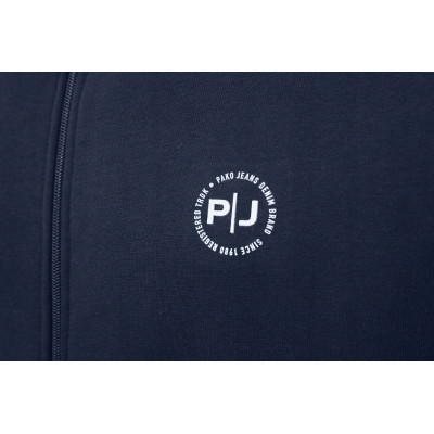 BLUZA Męska Bomberka Rozpinana bez Kaptura Ocieplana COLLEGE GRANATOWA Pako Jeans