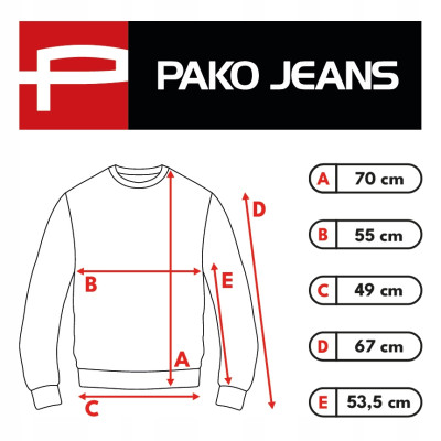 BLUZA Męska z Kapturem ROZPINANA Sportowa OREO CZARNA Pako Jeans