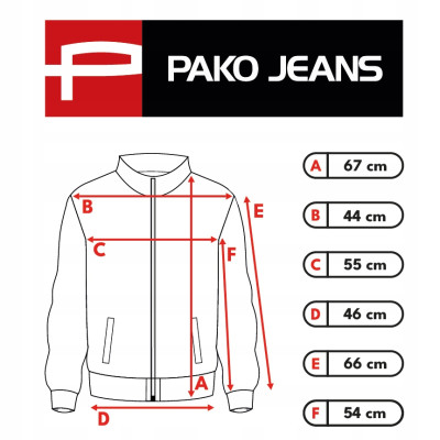 BLUZA Męska KURTKA Przejściowa Pikowana Bez Kaptura KOPENHAGA CZARNA Pako Jeans