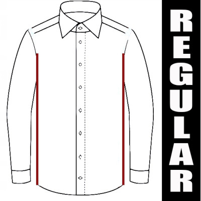 KOSZULA Męska z Długim Rękawem TWIN LNIANA Biała Regular Fit Pako Jeans