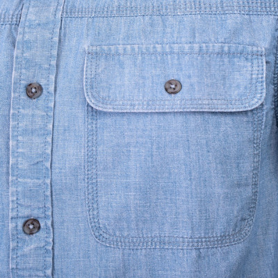 Koszula Męska Jeansowa z Długim Rękawem PETER Regular Fit Bawełniana Pako Jeans