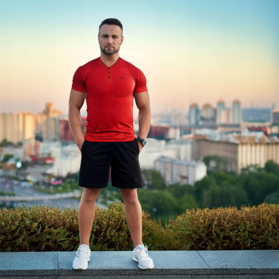Krótkie Spodenki SZORTY Dresowe Męskie RABBIT Czarne Pako Jeans