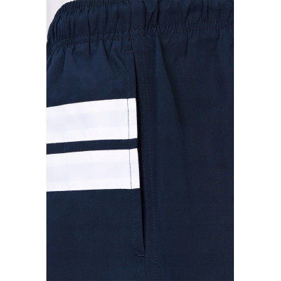 KAPIELÓWKI Męskie Spodenki SZORTY Plażowe CORAL Granatowo-Białe Pako Jeans
