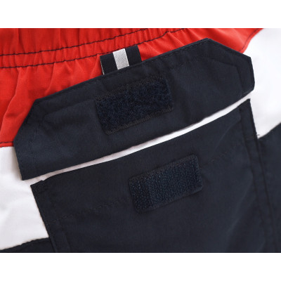 KAPIELÓWKI Męskie Spodenki SZORTY Plażowe CORAL Granatowo-Czerwono-Białe Pako Jeans