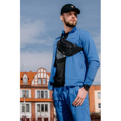 BLUZA Męska Rozpinana bez Kaptura na Lato Nieocieplana NIEBIESKA Pako Jeans