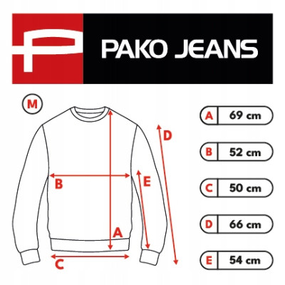BLUZA Męska Rozpinana bez Kaptura na Lato Nieocieplana NIEBIESKA Pako Jeans