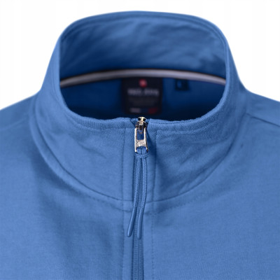 BLUZA Męska Rozpinana bez Kaptura na Lato Nieocieplana NIEBIESKA Pako Jeans