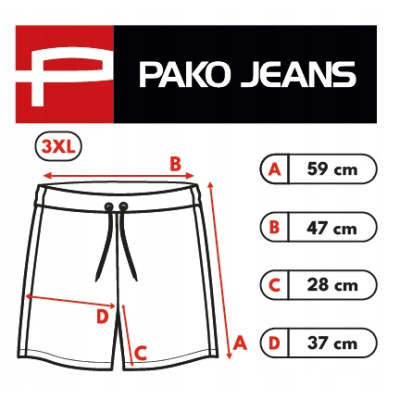 Krótkie Spodenki SZORTY Dresowe Męskie ARABESKA Szare Melanż Pako Jeans