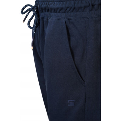 Krótkie Spodenki SZORTY Dresowe Męskie ARABESKA Granatowe Pako Jeans