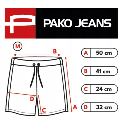 Krótkie Spodenki SZORTY Dresowe Męskie ARABESKA Szare Melanż Pako Jeans