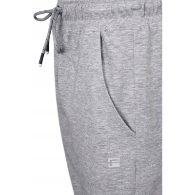 Krótkie Spodenki SZORTY Dresowe Męskie ARABESKA Szare Melanż Pako Jeans