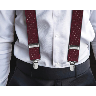 SZELKI Męskie w Kropki do Spodni w Pudełku Mocne Elastyczne od S do XXL