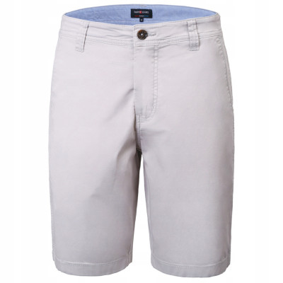 ELEGANCKIE Spodenki SZORTY Chino Męskie RALPH Jasnoszare Pako Jeans