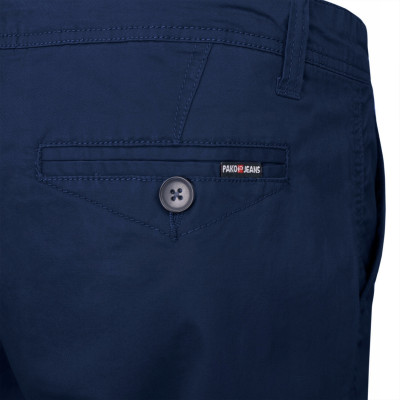 ELEGANCKIE Spodenki SZORTY Chino Męskie RALPH Granatowe Pako Jeans