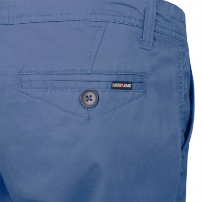ELEGANCKIE Spodenki SZORTY Chino Męskie RALPH Niebieskie Pako Jeans