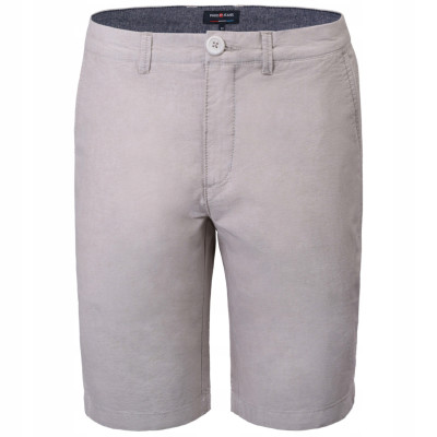ELEGANCKIE Spodenki SZORTY Chino Męskie MARIUS Jasnoszare Pako Jeans
