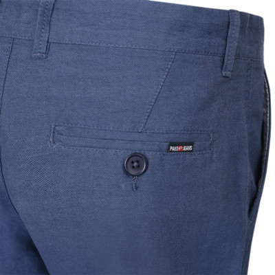 ELEGANCKIE Spodenki SZORTY Chino Męskie MARIUS Granatowe Pako Jeans