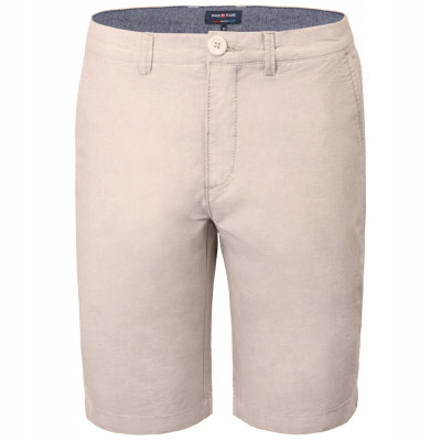 ELEGANCKIE Spodenki SZORTY Chino Męskie MARIUS Jasnobeżowe Pako Jeans