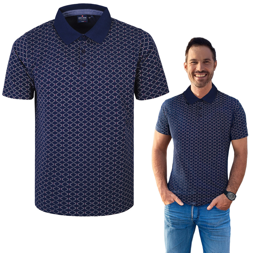 POLO Koszulka Męska GRANATOWA Bawełniana ARSENIK Elegancka Pako Jeans POLO Koszulka Męska GRANATOWA Bawełniana ARSENIK Elegancka Pako Jeans