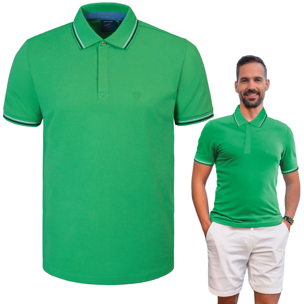 POLO Koszulka Męska ZIELONA Bawełniana COPPER Elegancka Pako Jeans POLO Koszulka Męska ZIELONA Bawełniana COPPER Elegancka Pako Jeans