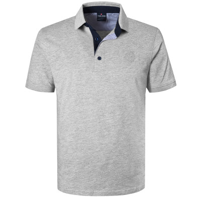 POLO Koszulka Męska POPIELATA Bawełniana DASO Elegancka Pako Jeans