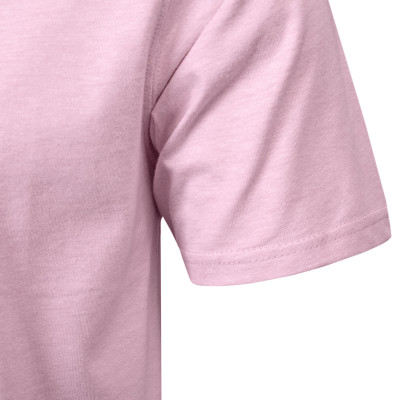 T-SHIRT Męski BEYOND Koszulka z Nadrukiem RÓŻOWA Bawełniana Pako Jeans