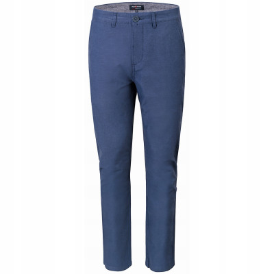 SPODNIE Męskie CHINOSY Bawełniane GRANATOWE Slim Fit JOHNSON Pako Jeans