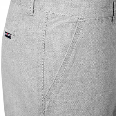 SPODNIE Męskie CHINOSY Bawełniane JASNOSZARE Slim Fit JOHNSON Pako Jeans